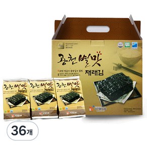 광천별맛김 재래김 15g, 36개