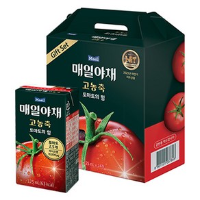 매일야채 고농축 토마토 주스 선물세트, 125ml, 24개