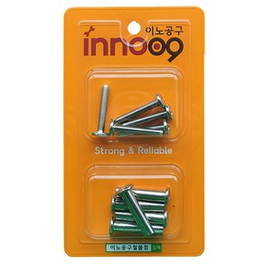 이노공구 가구용 조립 볼트 너트 2종 세트 10pcs NIT806, 1세트