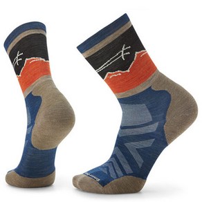 스마트울 Athlete Edition Appoach Cew Socks 세트, Alpine Blue, 1세트