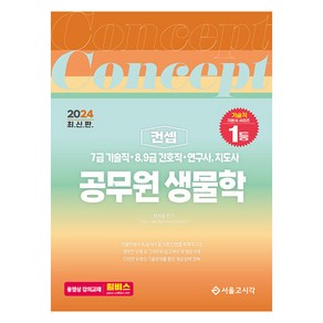 2024 컨셉 공무원 생물학