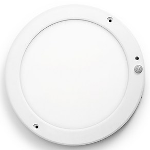 LED 엣지 슬림 원형 현관 센서등 21W 220mm, 전구색(화이트), 1개