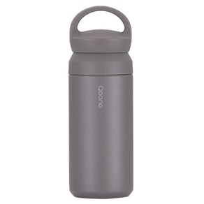 꾸노 2in1 휴대용 텀블러, 웜그레이, 350ml, 1개