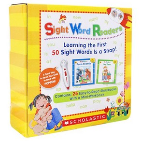 Sight Word Redaers 25 Books(Story Plus QR포함/팝펜 호환)