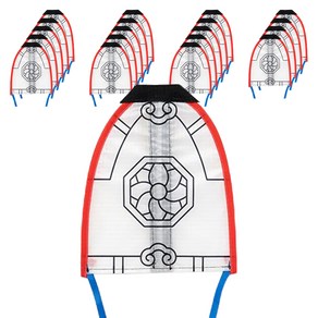 민화샵 고무줄 연날리기 만들기 S230132D, 단청, 20개