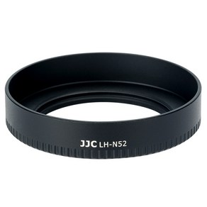 JJC ﻿니콘 NIKKOR Z 40mm F2 / Z 28mm F2.8 카메라 렌즈 원형 후드, LH-N52 × 1개, 1개