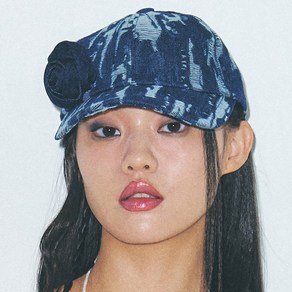 포에지담 CORSAGE DESTROYED DENIM CAP