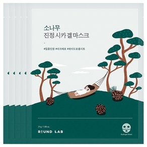 라운드랩 소나무 진정 시카 겔 마스크 31g