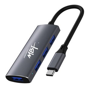 엠비에프 USB C to USB 4포트 허브 MBF-CH2031