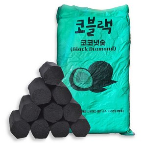 코블랙 코코넛 압착숯, 코코넛 숯 10Kg, 1개, 10kg