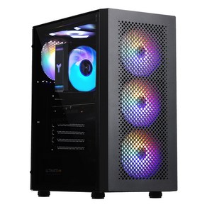 주연테크 2024 카운터 D4 라이젠5 라이젠 5000 시리즈 라데온 RX 7600, 블랙, 16GB, 512GB, Win11 Home, D456X76-B