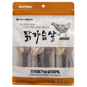 뉴트리오 강아지 가슴살브러쉬, 닭가슴살, 80g, 1개