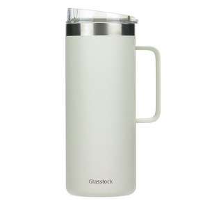 글라스락 플레인 이지 그립 텀블러, 베이지, 900ml, 1개