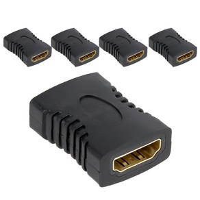 넥스트 HDMI F to HDMI F 암암 연장 변환 젠더 블랙 35mm