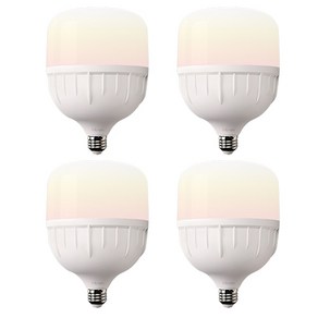 비츠온 LED T-벌브 50W E26, 4개, 전구색