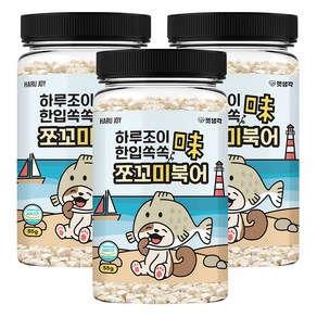 펫생각 강아지 하루조이 한입쏙쏙 쪼꼬미북어, 북어, 55g, 3개