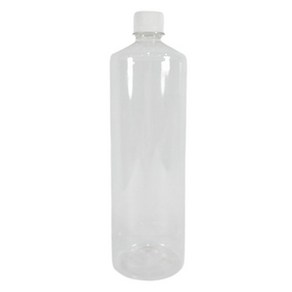 생수 용기 일자 페트병 1L 32p + 흰색 캡 28cm 32p 세트, 1세트