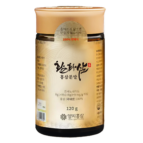 양지홍삼 활화삼 홍삼분말, 120g, 1개