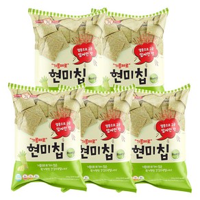 기름제로 현미칩 와사비맛, 60g, 5개