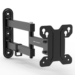 엘디엘마운트 상하좌우 각도 조절 벽걸이 TV 모니터 브라켓 거치대, APL-B013, 1개