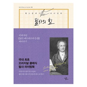 필사의 힘 8: 괴테처럼 젊은 베르테르의 슬픔 따라쓰기, 미르북컴퍼니(미르북스), 요한 볼프강 폰 괴테