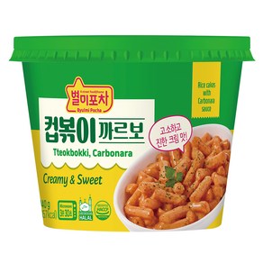 몽고식품 별미포차 컵볶이 까르보나라