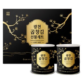 광천 곱창김 캔김, 30g, 6개