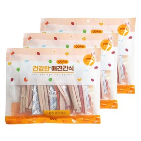 웁스 건강한 애견간식, 치킨샌드위치, 300g, 3개