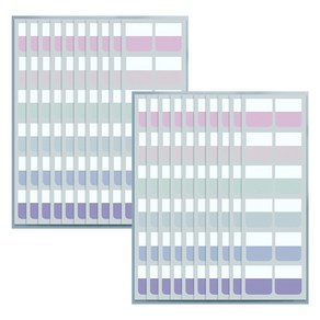 만들하비 인덱스 접착 메모지 대용량 10 파스텔컬러, 2개, 240개입