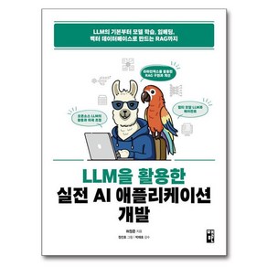 LLM을 활용한 실전 AI 애플리케이션 개발:LLM의 기본부터 모델 학습 임베딩 벡터 데이터베이스로 만드는 RAG까지