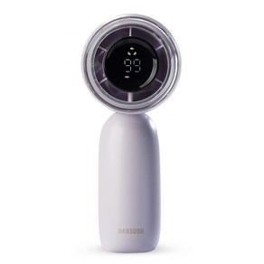 단순생활 뚱카롱 백풍기 휴대용 선풍기, FAT CARON 100-SPEED FAN, 스노우라일락