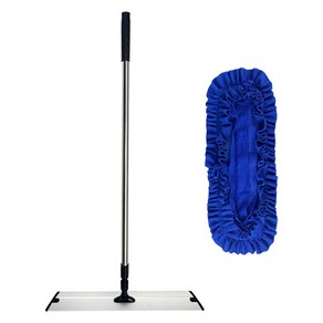 월드크린 솔리드 밀대걸레 40cm 극세사리스킹 세트, 1세트, 혼합색상