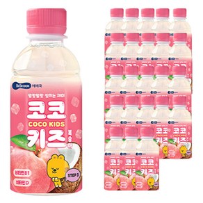 베베쿡 코코키즈 복숭아, 220ml, 24개