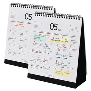 아이씨엘 Desk Calenda black 2025, 혼합색상, 2개