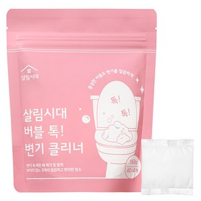 살림시대 버블 톡 변기 클리너 4p, 160g, 1개