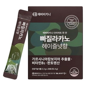 에버비키니 빠질라카노 헤이즐넛향 가르시니아 다이어트 커피, 28회분, 3.3g, 1개