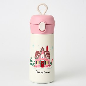 모던하우스 메리티파티 원터치 핸들 텀블러, 핑크, 350ml, 1개