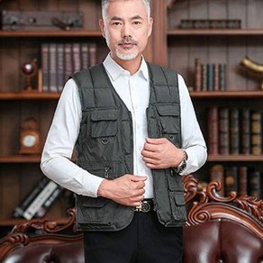 선빛 남성용 데일리 포켓 수납 방한 메리즈 패딩 조끼