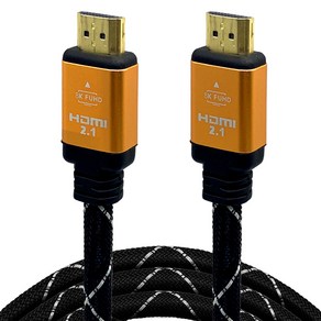 대원티엠티 8K 60Hz FUHD HDMI 2.1 메쉬 케이블, 1개, 2m