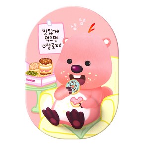 로이체 잔망루피 쿠션 마우스패드 ICNS-RCP-C-LP, 1개, 혼합색상