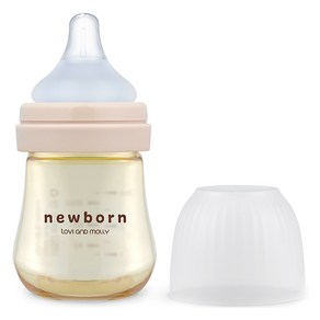 토비앤몰리 유아용 젖병 싱글팩, 핑크, 80ml, 1개