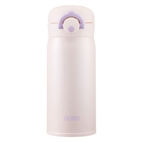 써모스 마이 디자인 보틀 원터치 타입 + 스티커 시즌2 JNR-351K, 아이보리퍼플, 350ml, 1개