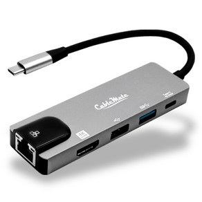 케이블메이트 5in1 USB C타입 멀티 허브 컨버터 CM-C5IN1, 1개