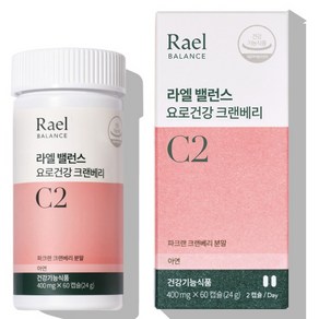 Rael 밸런스 요로건강 크렌베리 24g, 1개, 60정