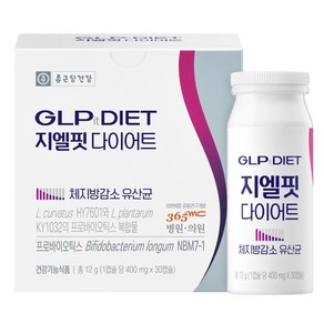 종근당건강 지엘핏 다이어트 유산균 12g, 1개