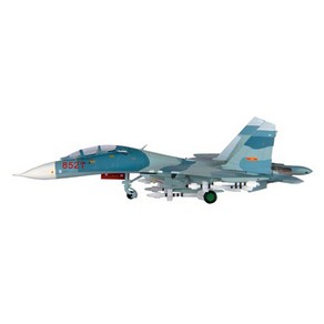 1 / 200 SU-27UB 수호이 전투기 다이캐스트 HG366023CM, 혼합색상, 1개