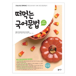 떠먹는 국어문법:국어 교과서보다 10배 쉬운 문법개념서, 쏠티북스, 서울대 국어교육과 페다고지 프로젝트