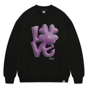 비전스트릿웨어 VSW 3D Love Cewneck VS2303CR09BK