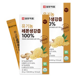 일양약품 유기농 레몬생강즙, 300g, 2개