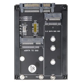 컴스마트 mSATA / M.2 B + M Key SSD SATA3 변환 어댑터, IH732